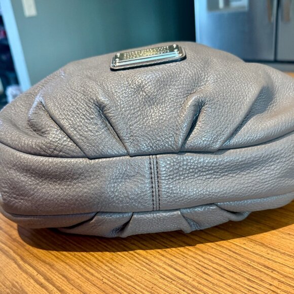 Marc by Marc Jacobs Standard Supply Workwear Leather Gray Slouchy Hobo Bag - Picture 7 of 16